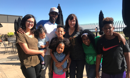 Adrian Arrington and Family
