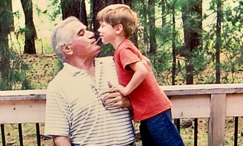 Sam Boghosian and Grandson