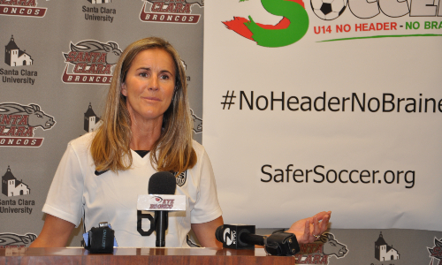 Brandi Chastain Pledges Brain to CLF