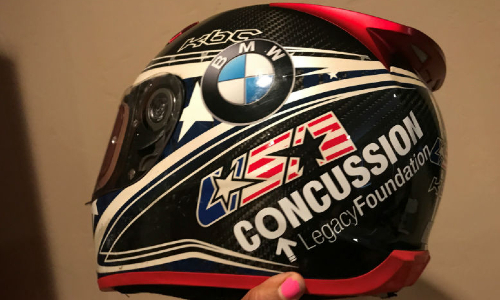 Elana Meyers Taylor CLF Helmet