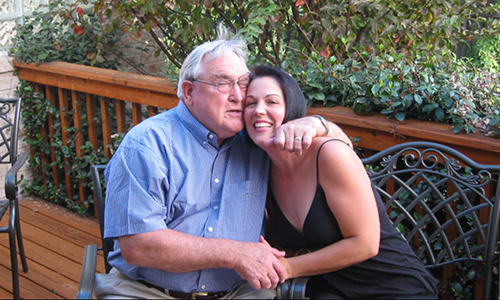 Gerald Huth and his daughter, Kat Willis.
