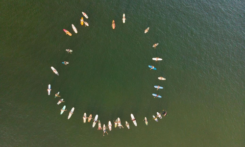 Jared Crippen Paddle Out Surf
