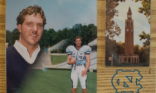 Ryan Hoffman UNC Football Plaque