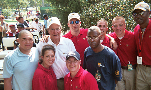 Tom Johnson Geoge Bush