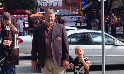 Tom DeLeone Cleveland Browns Family