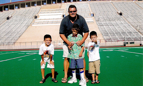 Tom McHale Family Football
