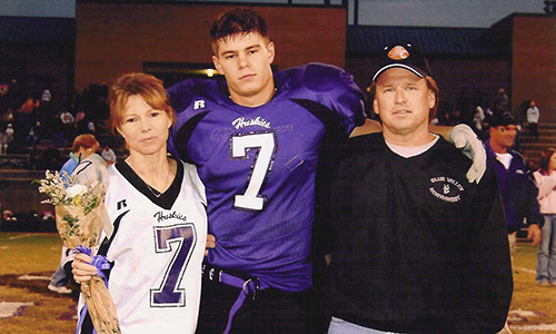 Zack Langston Football Parents