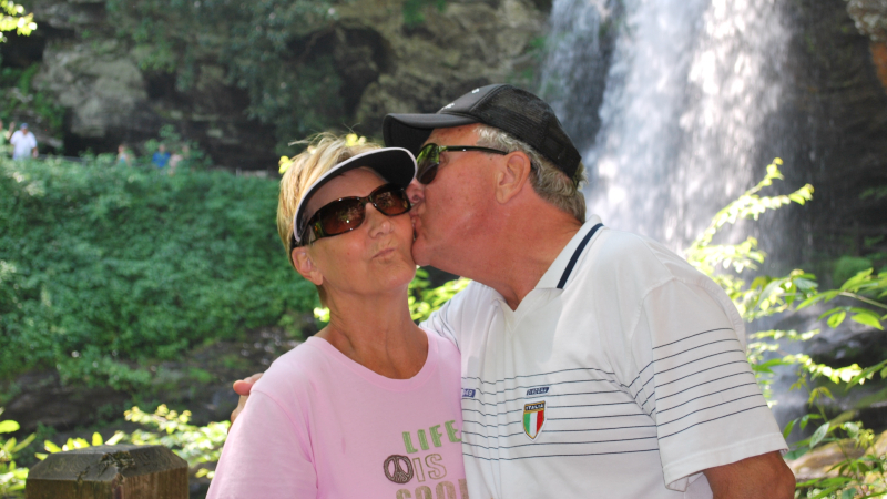 Jim and Pam Crenshaw Waterfall 22